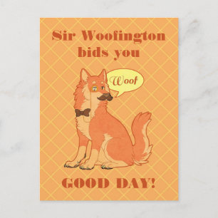 Carte postale Sir Woofington