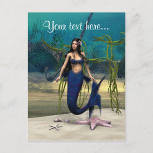 Carte Postale Sirène
