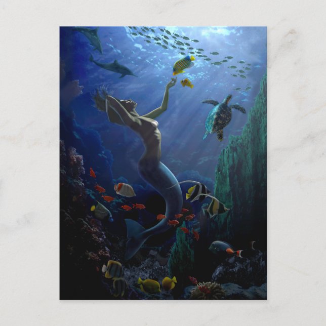 Carte Postale Sirène (Devant)