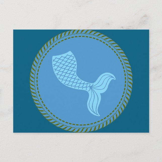 Carte Postale Sirène de la fierté de la troupe IGGPPCamp 2025 (Devant)