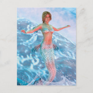 Carte Postale Sirène Fantastique