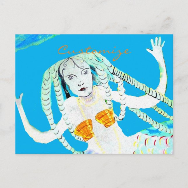 Carte Postale Sirènes avec Dreadlocks Thunder_Cove (Devant)