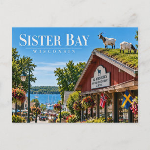 Carte Postale Sister Bay Wisconsin