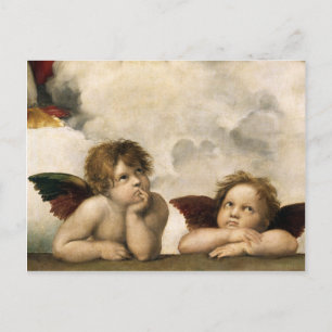 Carte Postale Sistine Madonna Détail, Raphael