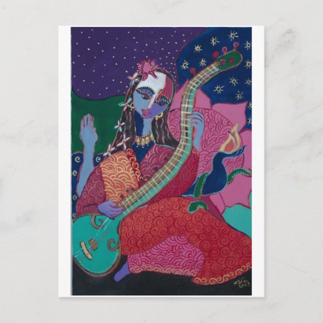 Carte Postale Sitar (Devant)