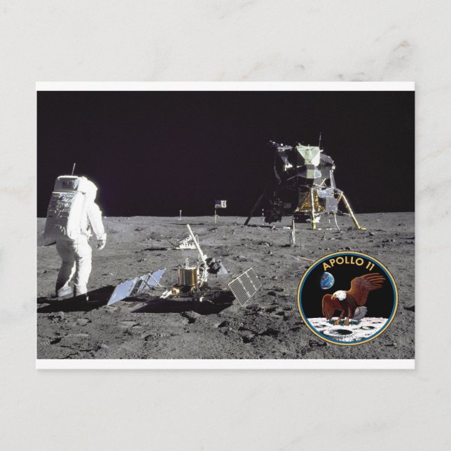 Carte Postale Site d'atterrissage Apollo 11 (Devant)