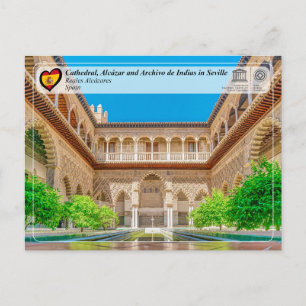 Carte Postale Site du patrimoine mondial de l'UNESCO - Alcázar d