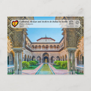 Carte Postale Site du patrimoine mondial de l'UNESCO - Alcázar d