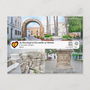 Carte Postale Site du patrimoine mondial de l'UNESCO - Arc de Tr