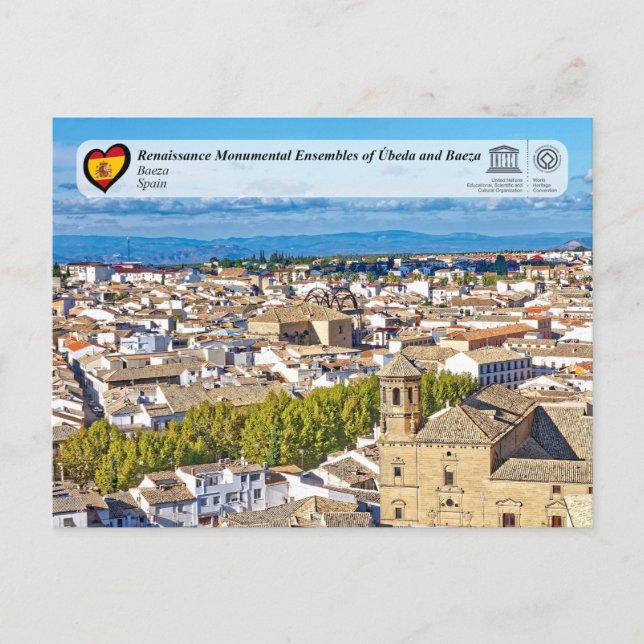 Carte Postale Site du patrimoine mondial de l'UNESCO - Ensembles (Devant)