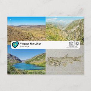 Carte Postale Site du patrimoine mondial de l'UNESCO - Tien-Shan