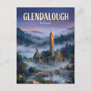 Carte Postale Site monastique de Glendalough Irlande