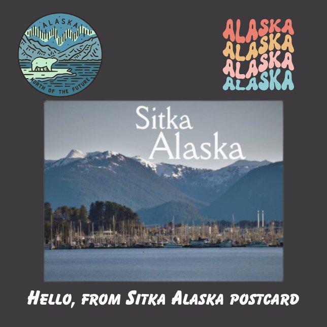 Carte Postale Sitka Alaska Travel (Créateur téléchargé)