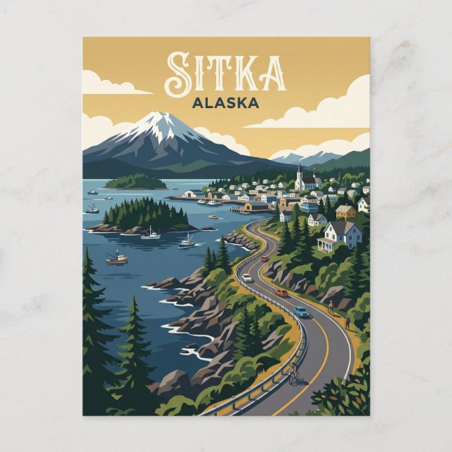 Carte Postale Sitka États-Unis (Devant)