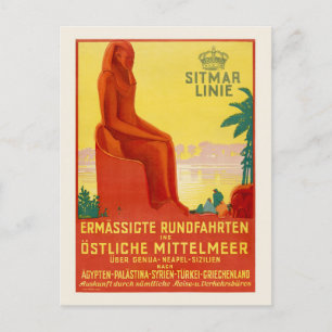 Carte Postale Sitmar Linie Poster vintage années 1930