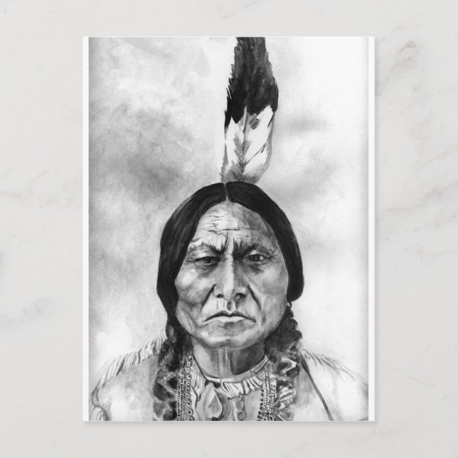 Carte Postale Sitting Bull (Devant)