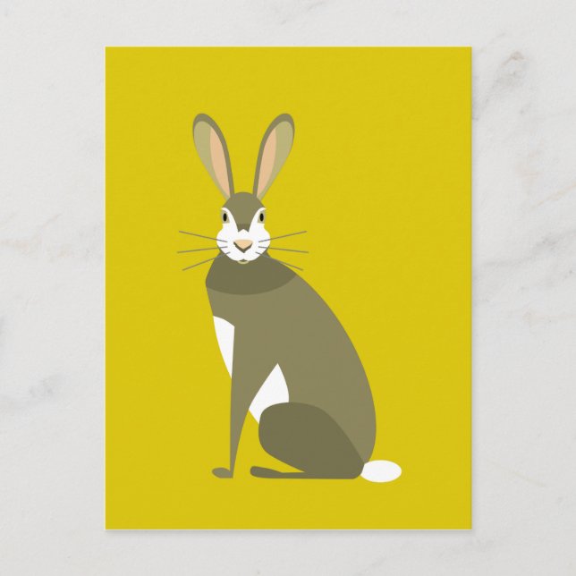Carte Postale Sitting Hare (Devant)