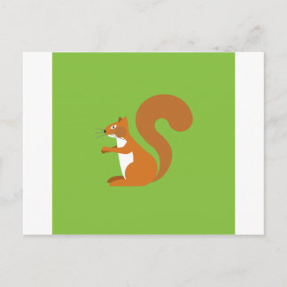 Carte Postale Sitting Squirrel