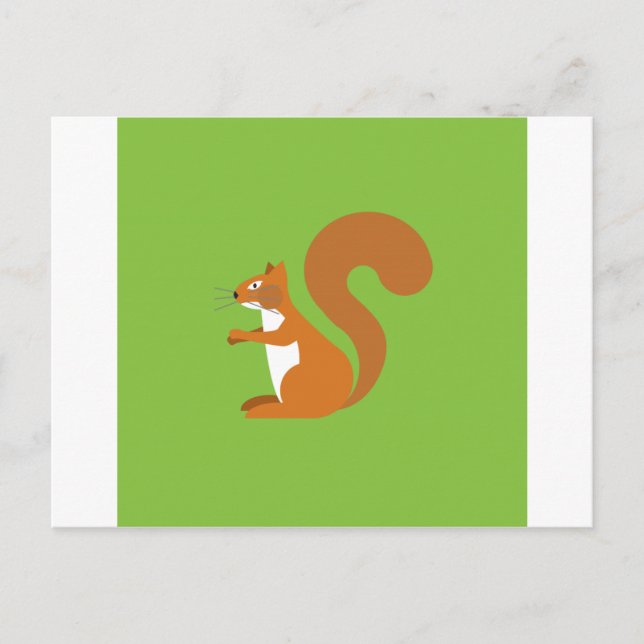 Carte Postale Sitting Squirrel (Devant)