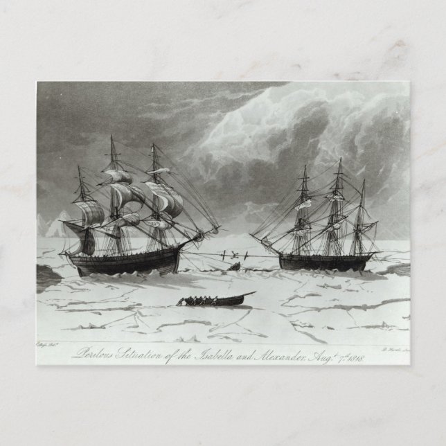 Carte Postale Situation périlleuse de l'Isabelle et (Devant)