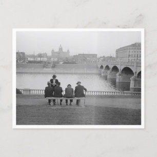 Carte Postale Situé Au Bord De La Rivière