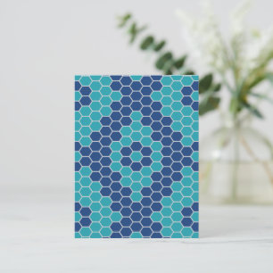 Carte Postale Six coins motif 2