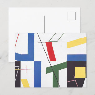 Carte Postale Six Espaces avec des croix Sophie Taeuber-Arp