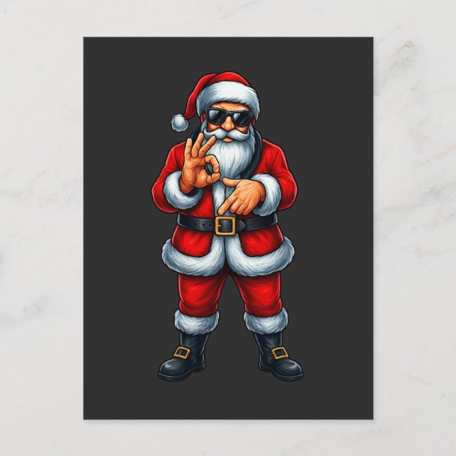 Carte Postale  Six Seven 6 7 Mème Santa Noël  (Devant)