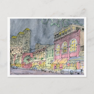 Carte Postale Sixième rue, Ouest, Austin, Texas