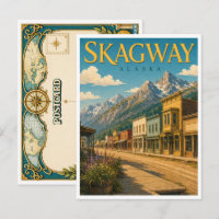 Skagway Alaska rue Broadway GeoSaga