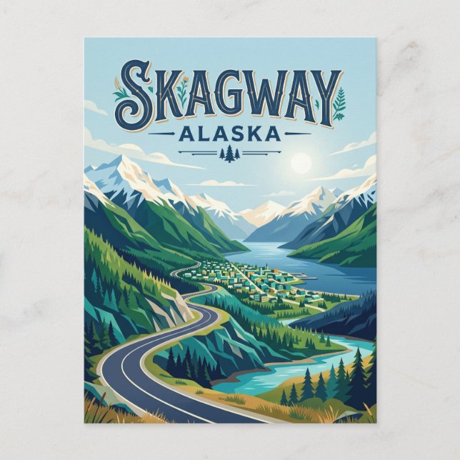 Carte Postale Skagway États-Unis (Devant)