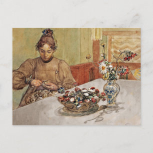 Carte Postale Skalande Applet éplucher les pommes