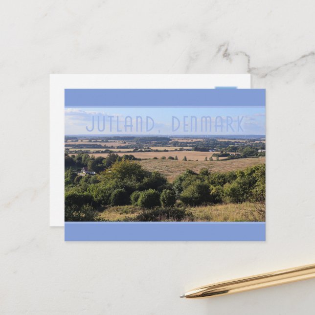 Carte Postale Skamlingsbanken, Jutland Sud, Danemark (Devant/Arrière en situation)