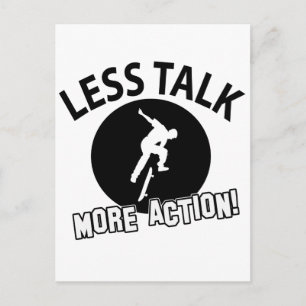 Carte Postale skate board plus génial