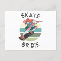 Skate ou die Skateboarder Garçon