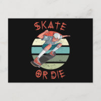 Skate ou die Skateboarder Garçon