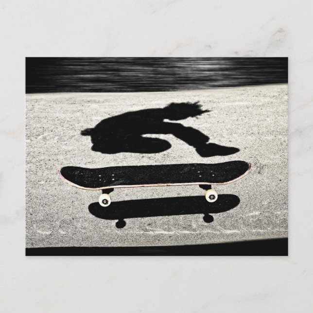 Carte Postale skateboard en sandwich (Devant)