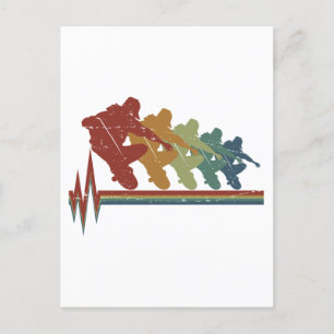 Carte Postale Skateboard Skate Skate Skate Skateboard Skateboard