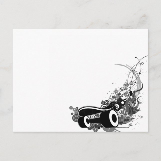 Carte Postale Skateboard Swag (Devant)