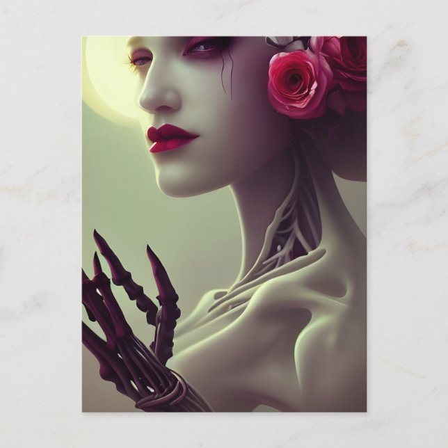 Carte postale Skeleton Bone Woman (Devant)