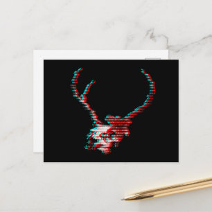 Carte Postale Skeleton Glitch