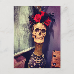 Carte postale Skeleton Skeleton Halloween