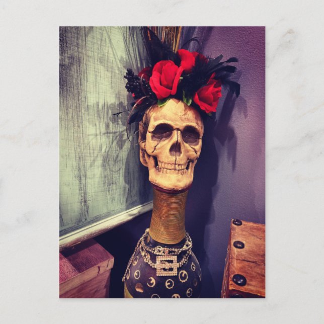 Carte postale Skeleton Skeleton Halloween (Devant)