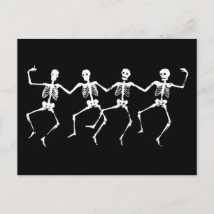 Carte Postale Skeletons de danse II