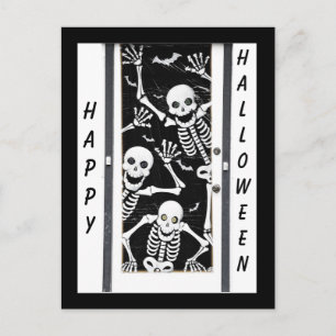Carte Postale Skeletons d'Halloween