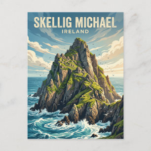Carte Postale Skellig Michael Irlande