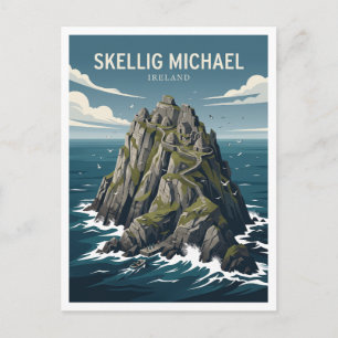 Carte Postale Skellig Michael Portmagee Irlande