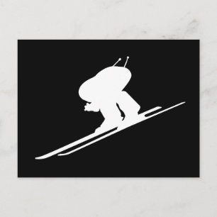 Carte Postale Ski alpin