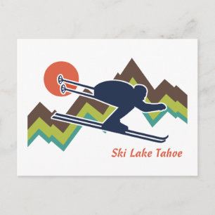 Carte Postale Ski Lake Tahoe