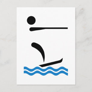 Carte Postale Ski nautique